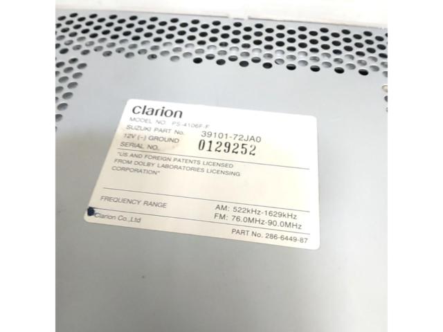 SUZUKI 純正オプション Clarion製 CDチューナー