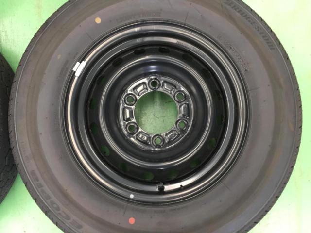 PIT保管中   TOYOTA ハイエース/200系純正スチールホイール+BRIDGESTONE ECOPIa RD613