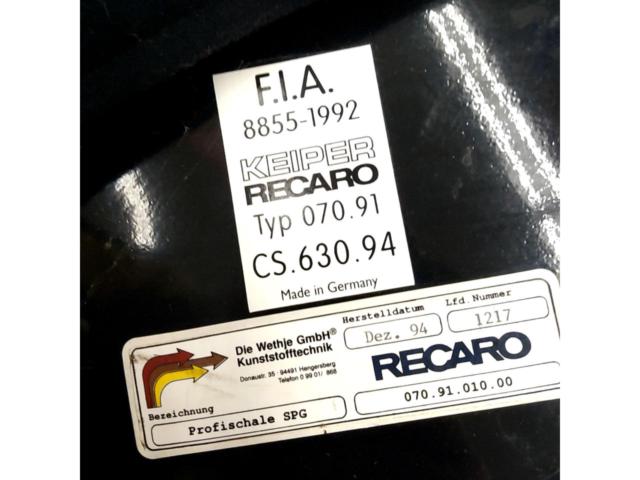 RECARO SP-G 競技用モデル