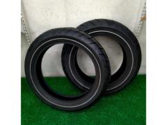 【DUNLOP】D407 130/80-17 130/80B17 +180/65-17 18065/B17 ハーレータイヤセット