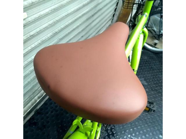 【メーカー不明】20インチ 外装6段変速 折り畳み自転車 グリーン