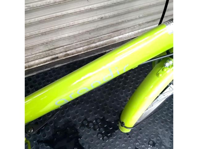 【メーカー不明】20インチ 外装6段変速 折り畳み自転車 グリーン