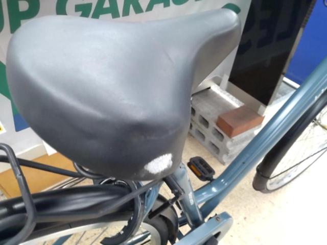 【丸石サイクル】27×13/8インチ シングルギア シティサイクル ブルー