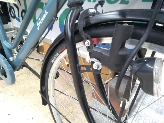 【丸石サイクル】27×13/8インチ シングルギア シティサイクル ブルー