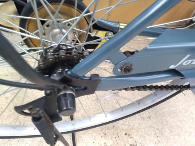 【丸石サイクル】27×13/8インチ シングルギア シティサイクル ブルー