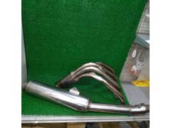 【フランジのカラー欠品あり/サイレンサー凹みあり】SUZUKI イナズマ1200(GV76A)純正マフラー