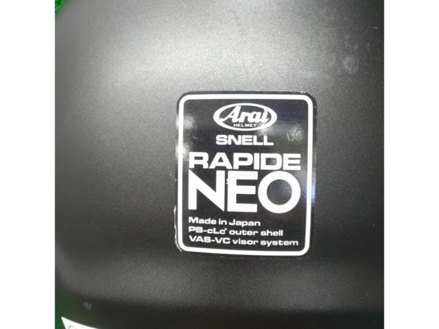 ARAI(アライ) RAPIDE-NEO フルフェイスヘルメット フラットブラック サイズ:59cm-60cm