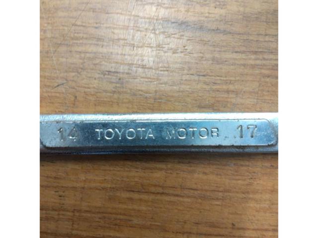 【TOYOTA純正】14mm/17mm 車載用両口スパナ