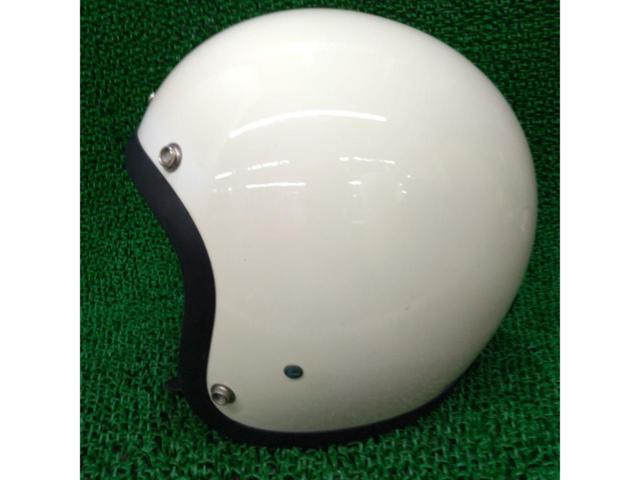 【BUCO】ホワイト/ゴールドストライプ JET500-TX ジェットヘルメット 57.5cm 2003年