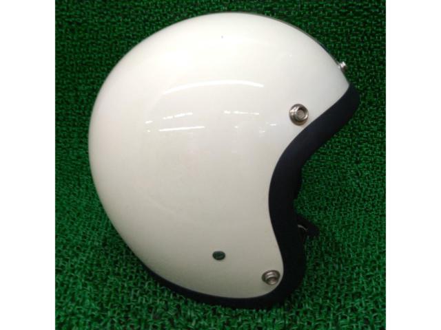 【BUCO】ホワイト/ゴールドストライプ JET500-TX ジェットヘルメット 57.5cm 2003年