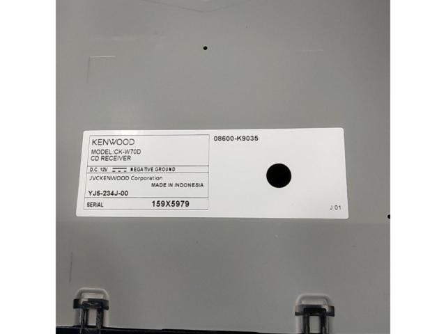 ダイハツ純正オプションKENWOOD製 CK-W70D CDチューナー