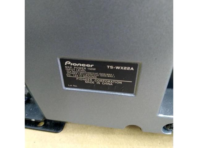 carrozzeria TS-WX22A 20cmパワードサブウーファー