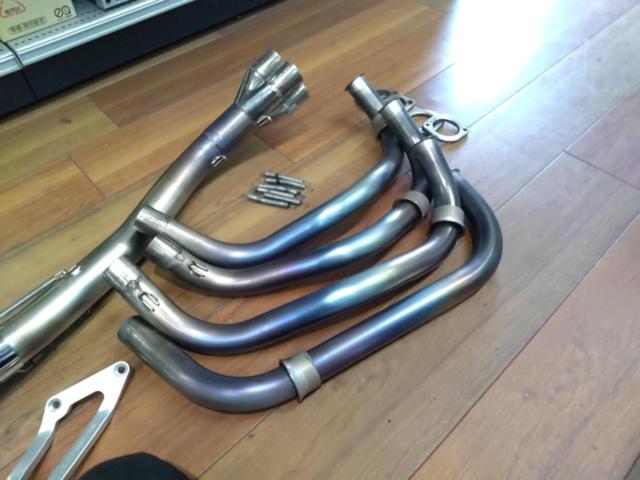 YOSHIMURA チタンサイクロンマフラー + タンデムステップ XJR1300/RP03J