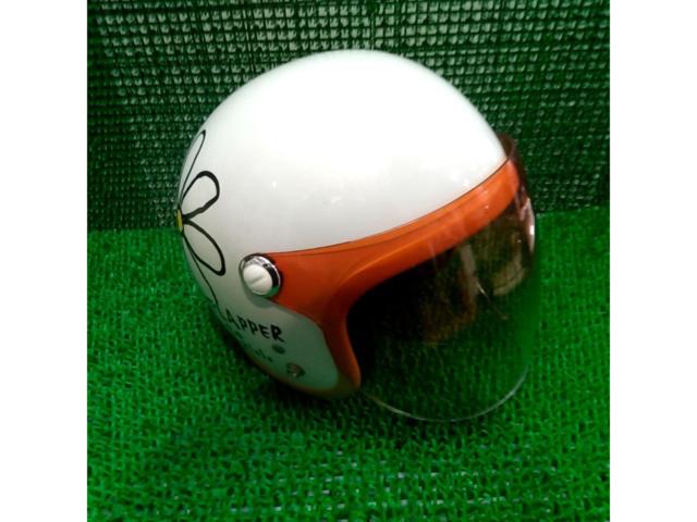 【サイズ:57-58cm】DAMMTRAX  FLOWER JET ジェットヘルメット