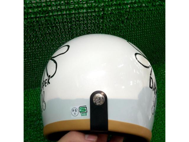 【サイズ:57-58cm】DAMMTRAX  FLOWER JET ジェットヘルメット