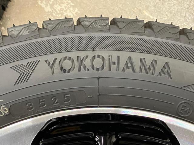 【ホンダ純正】N-BOXカスタム(JF3/JF4) 純正アルミホイール +【YOKOHAMA】iceGUARD8 iG80