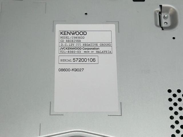 【1DIN/CDチューナー】KENWOOD U585SD
