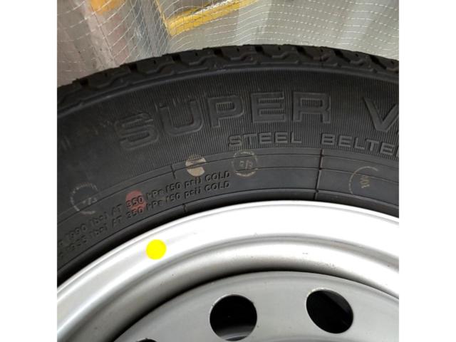 DAIHATSU ハイゼット純正スチールホイール+YOKOHAMA SUPER VAN 355 145/80R12