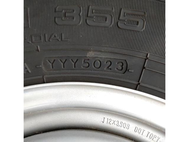 DAIHATSU ハイゼット純正スチールホイール+YOKOHAMA SUPER VAN 355 145/80R12
