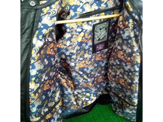 【サイズ:L】 DEGNER 金襴レザージャケット