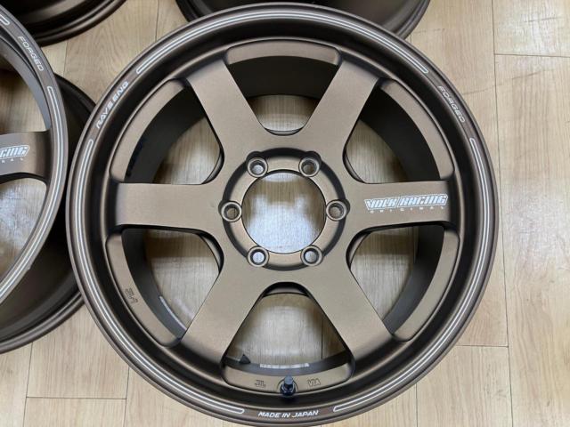RAYS VOLK RACING TE37SB ブロンズアルマイト(BR) 8.5J×18+22 139.7-6H