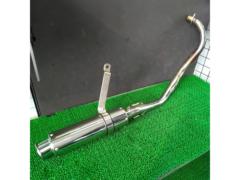 メーカー不明 ステンレス砲弾マフラー JAZZ 50