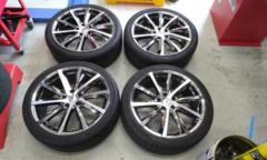 weds(ウェッズ) kranze Kranze VISHUNU 550 EVO KAI  + KENDA KAISER + FALKEN AZENIS FK453 225/40-19 4本