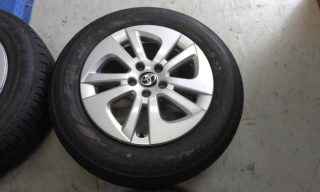 トヨタ純正(TOYOTA)  50系プリウス 純正ホイール  + BRIDGESTONE LUFT RV2 195/65R15 ★ラベル付き未使用品★