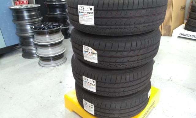 トヨタ純正(TOYOTA)  50系プリウス 純正ホイール  + BRIDGESTONE LUFT RV2 195/65R15 ★ラベル付き未使用品★