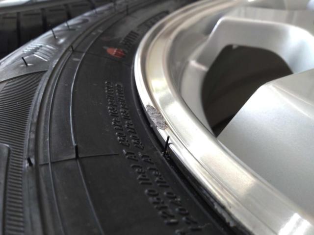 メーカー不明 スポークホイール  + YOKOHAMA BluEarth-Van RY55 195/80R15 4本セット