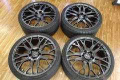 ☆バランス調整済☆【TRD(ティーアールデ】 IS500(USE30) F-SPORT(Fスポーツ)鍛造純正オプションホイール+【YOKOHAMA】ADVAN SPORT V107