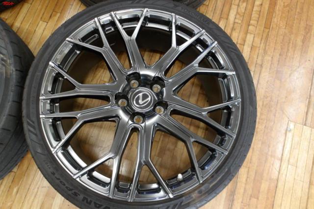 ☆バランス調整済☆【TRD(ティーアールデ】 IS500(USE30) F-SPORT(Fスポーツ)鍛造純正オプションホイール+【YOKOHAMA】ADVAN SPORT V107