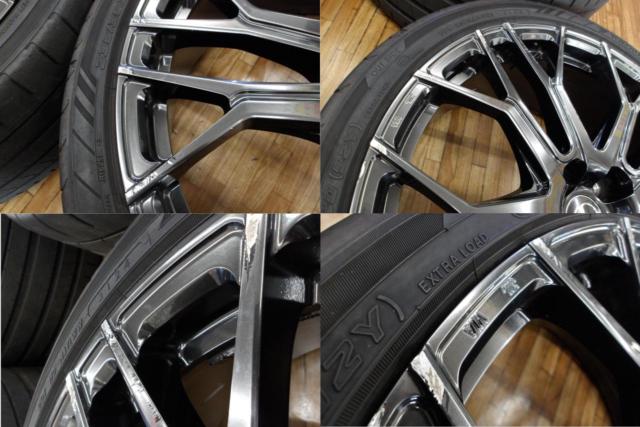 ☆バランス調整済☆【TRD(ティーアールデ】 IS500(USE30) F-SPORT(Fスポーツ)鍛造純正オプションホイール+【YOKOHAMA】ADVAN SPORT V107