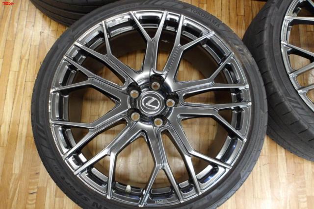 ☆バランス調整済☆【TRD(ティーアールデ】 IS500(USE30) F-SPORT(Fスポーツ)鍛造純正オプションホイール+【YOKOHAMA】ADVAN SPORT V107