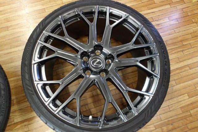 ☆バランス調整済☆【TRD(ティーアールデ】 IS500(USE30) F-SPORT(Fスポーツ)鍛造純正オプションホイール+【YOKOHAMA】ADVAN SPORT V107