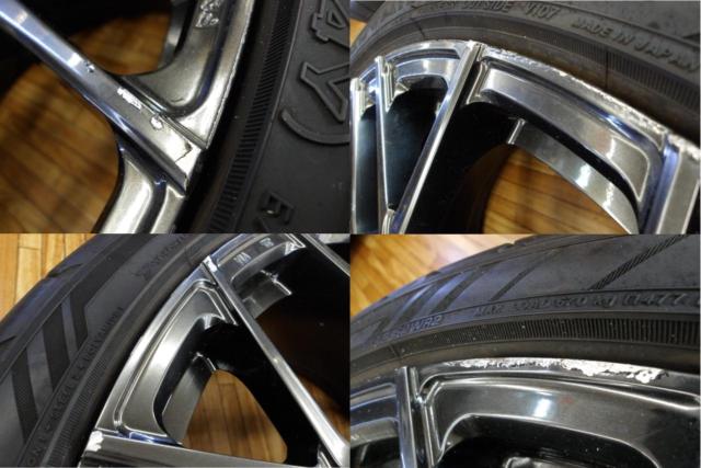 ☆バランス調整済☆【TRD(ティーアールデ】 IS500(USE30) F-SPORT(Fスポーツ)鍛造純正オプションホイール+【YOKOHAMA】ADVAN SPORT V107