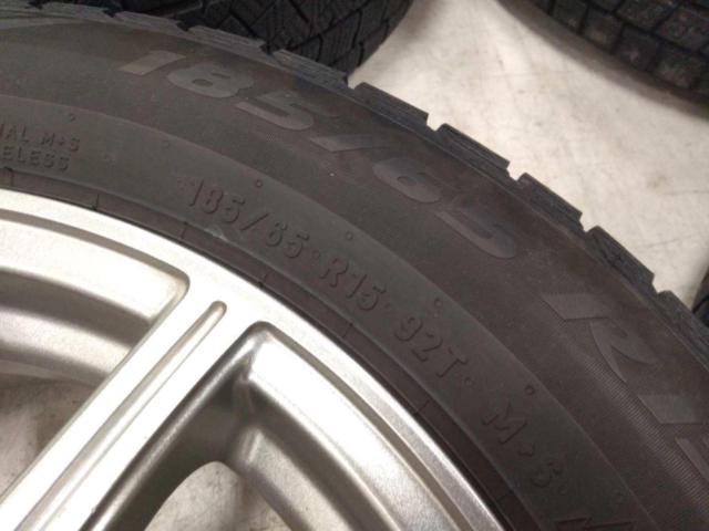 10本スポークホイール+PIRELLI ICE ZERO ASIMMETRICO【フリード(GB系)/アイシス(10系)/アヴァンシア(TA系)】