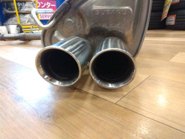 Pleiades
WRX
STI / VAB
Genuine
Rear Piece Muffler + Intermediate Pipe Set