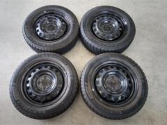 2【トヨタ純正】 アクア純正スチールホイール+【MICHELIN】X-ICE SNOW