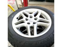3【日産純正】 ステージア純正ホイール+【DUNLOP】WINTER MAXX 03