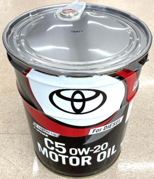 【トヨタ純正】 C5 0W-20 SYNTHETIC 4サイクルディーゼルエンジン用オイル 【08883-03303】 20L