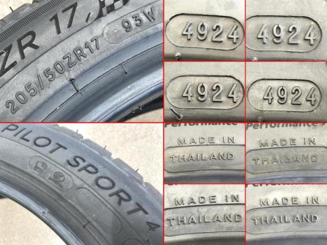 ETMICHELIN
PILOT
SPORT
Four
205/50R17(ZR17)
93W
Made in 2024
4 pieces set