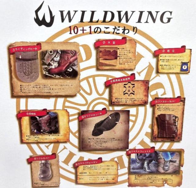 【WILDWING】スワロー 牛革バイクブーツ 25.5cm 4E相当 左右セット