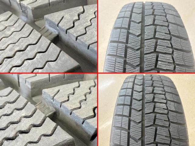 マツダ(MAZDA) GJ系アテンザ純正 + DUNLOP(ダンロップ) WINTERMAXX02 WM02 225/55R17 97Q 2024年製 4本