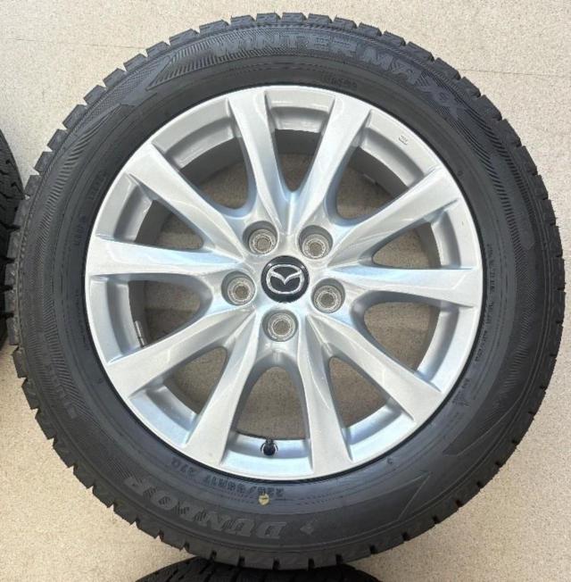 マツダ(MAZDA) GJ系アテンザ純正 + DUNLOP(ダンロップ) WINTERMAXX02 WM02 225/55R17 97Q 2024年製 4本