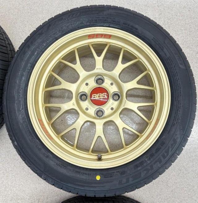 Unused tires + used aluminum wheel set
BBS
RG-F
RG357
+
FALKEN
ZIEX
ZE310R
185 / 55R15
86V
XL
Made in 2026
4 pieces set