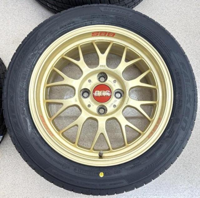 Unused tires + used aluminum wheel set
BBS
RG-F
RG357
+
FALKEN
ZIEX
ZE310R
185 / 55R15
86V
XL
Made in 2026
4 pieces set