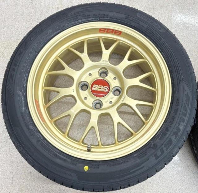 Unused tires + used aluminum wheel set
BBS
RG-F
RG357
+
FALKEN
ZIEX
ZE310R
185 / 55R15
86V
XL
Made in 2026
4 pieces set
