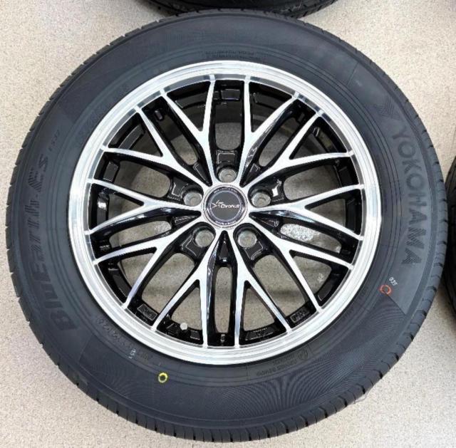Unused tires + used aluminum wheel set
HOT
STUFF
Chronus
CH-113
+
YOKOHAMA
BluEarth
ES32
185 / 65R15
88S
Made in 2026
4 pieces set