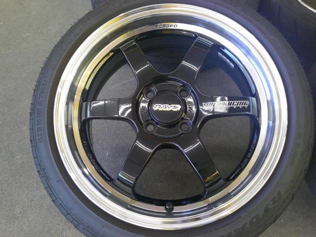 RAYS(レイズ) VOLK RACING(ボルク レーシング) TE37 KCR  + SHIBATIRE(シバタイヤ) RYDANZ REVIMAX R23(280)